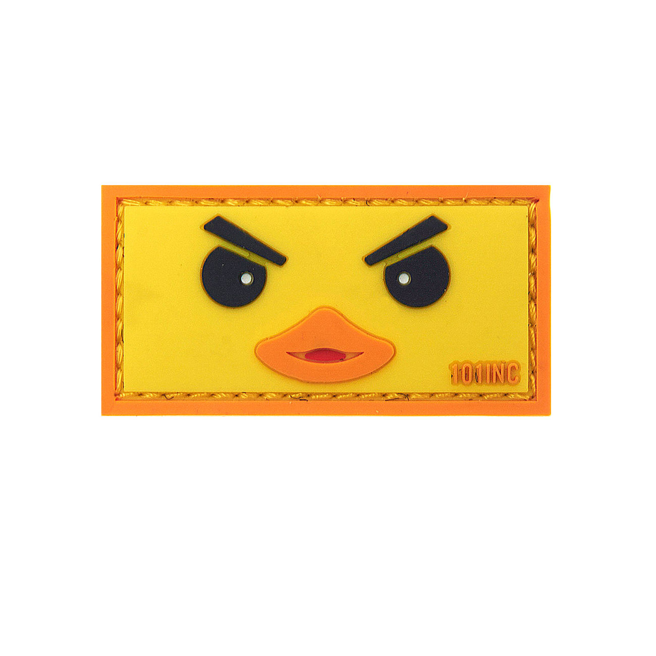   101 INC. 3D Rubber Patch Duckface gelb