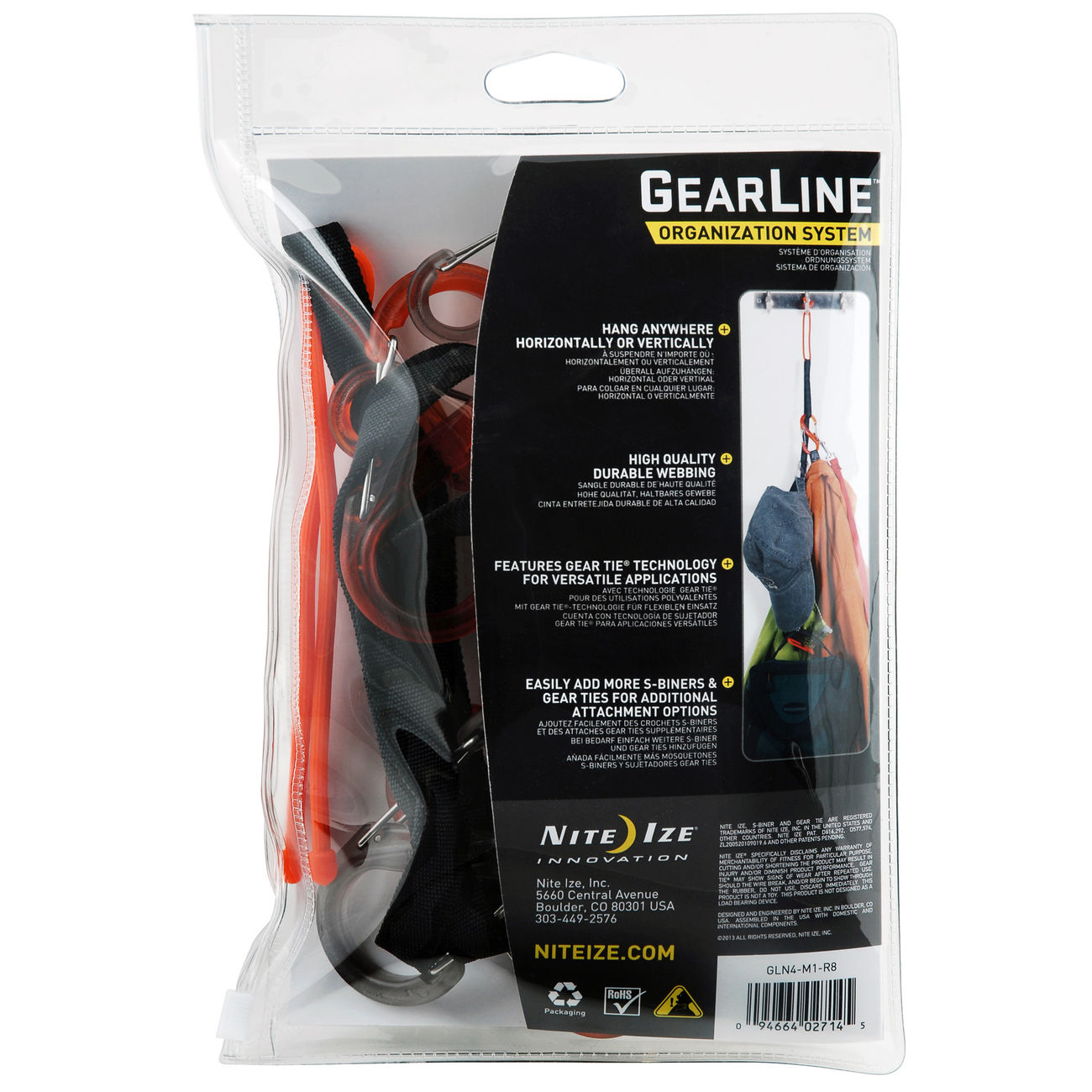Nite Ize Gear Line Ordnungssystem 122 cm Bild 1