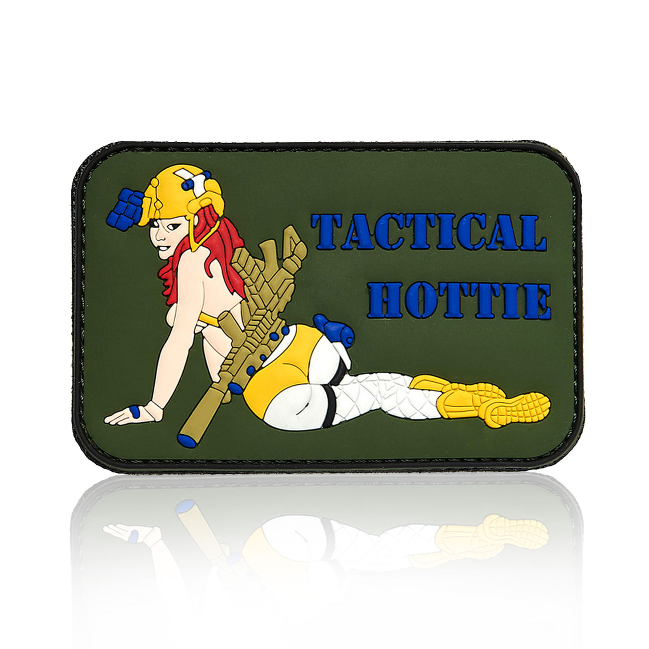 101 INC. 3D Rubber Patch Tactical Hottie oliv