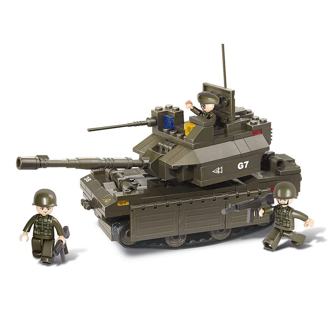 Sluban Panzer M38-B0287, 219 Bauteile