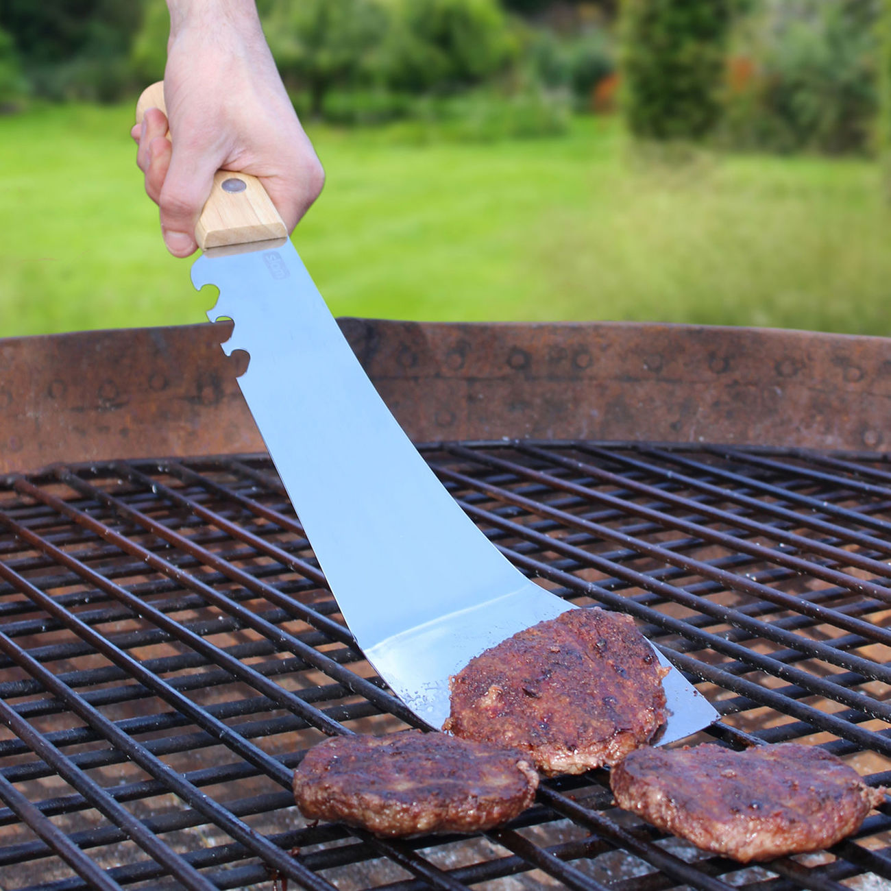 Slam Grillmachete aus Edelstahl 52cm Bild 1
