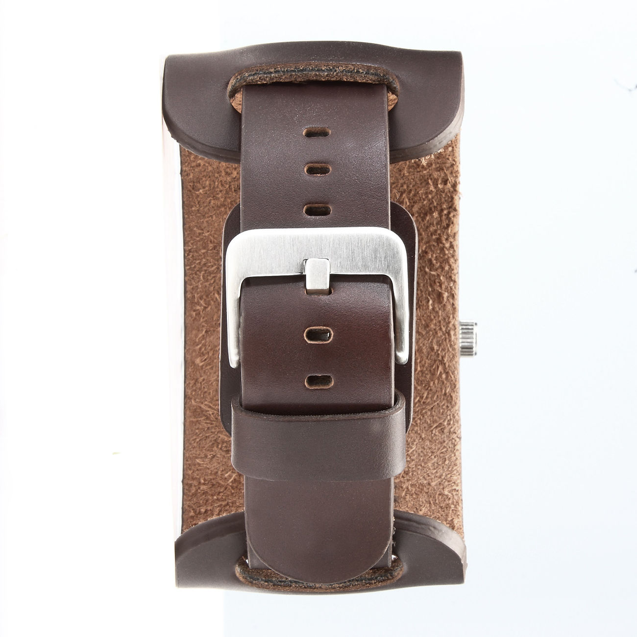 Messerschmitt Fliegeruhr 109-42R7 Rote 7 mit breitem Lederarmband Bild 1