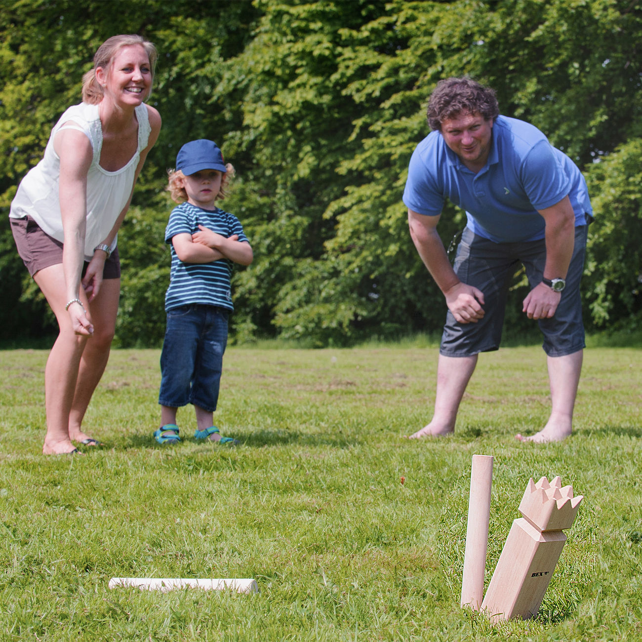 Bex Original Kubb Outdoorspiel Bild 1