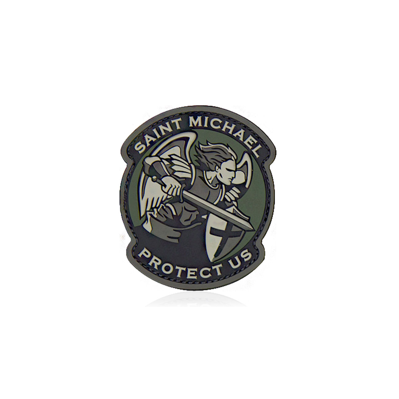 Mil-Spec Monkey 3D Rubber Patch mit Klettflche Saint Michael Modern multicam
