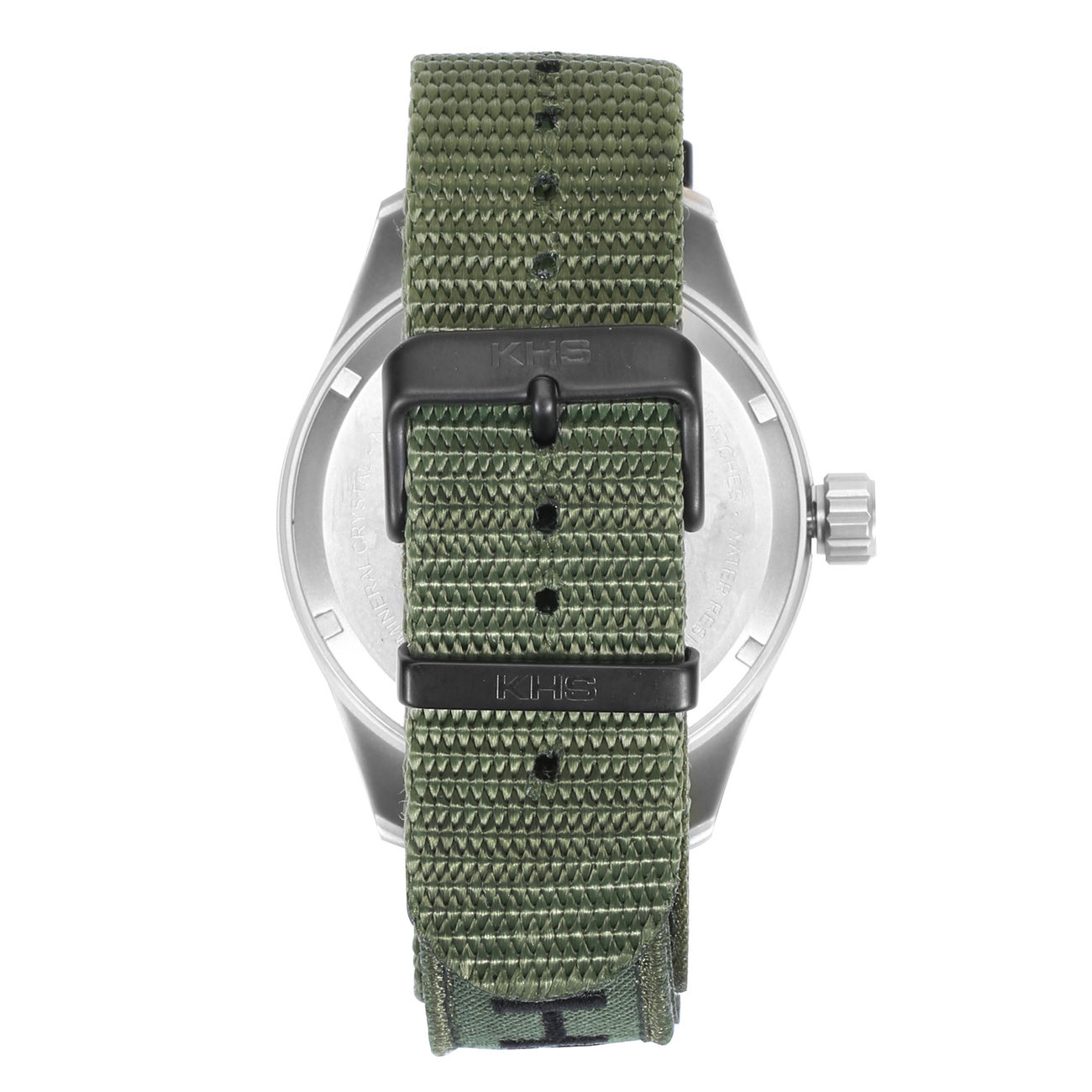 KHS Armbanduhr Airleader Steel C1 mit Natoarmband XTAC oliv Bild 1