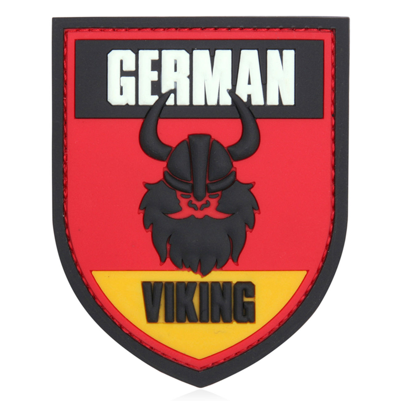 3D Rubber Patch mit Klettflche German Viking fullcolor