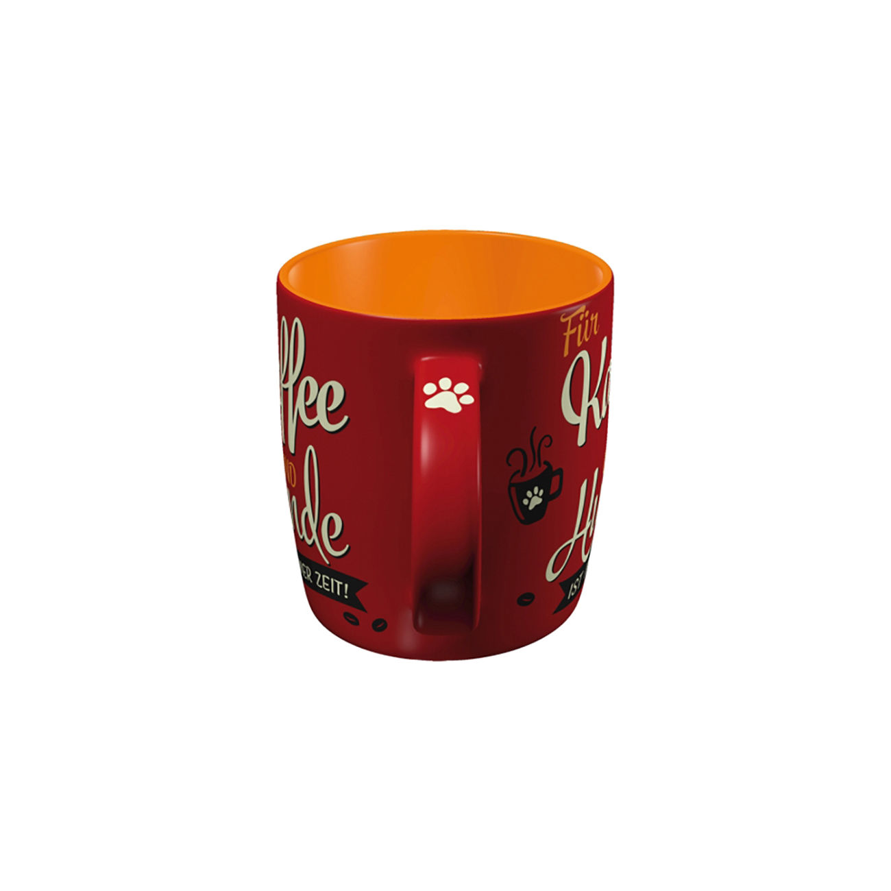 Pfoten Schild Tasse Pfoten Tasse PfotenSchild Kaffee und Hund Bild 1