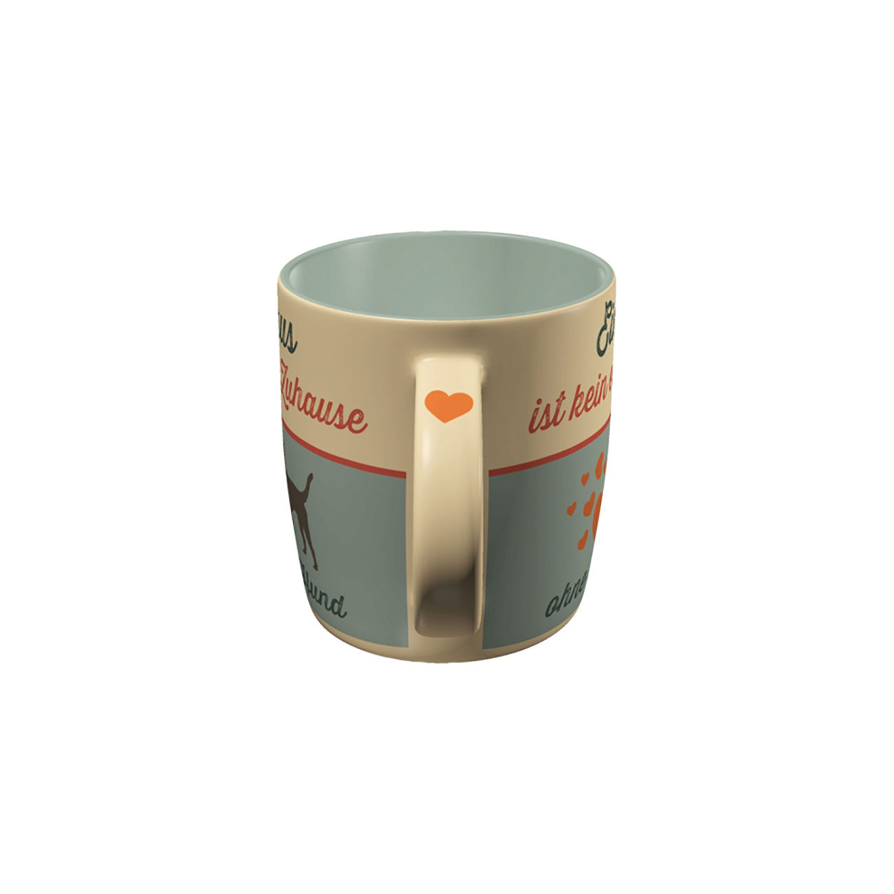 Pfoten Schild Tasse Pfoten Schild Ein Haus ist kein echtes Zuhause Bild 1