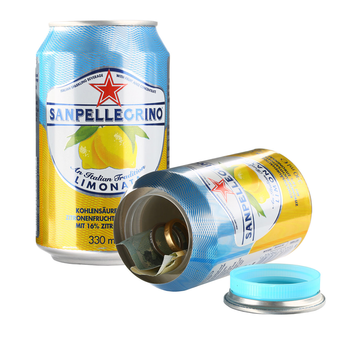 Dosensafe Sann Pellegrino Zitrone Kotte Zeller