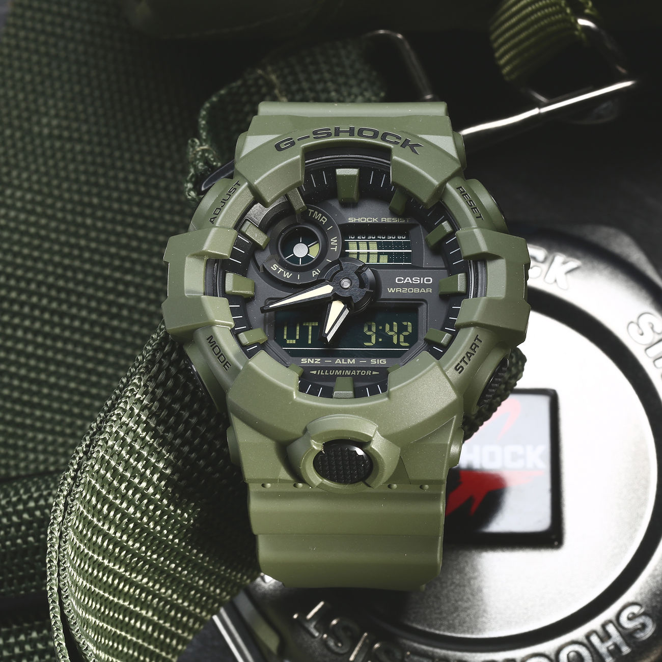 Casio Armbanduhr G Shock Ga 700uc 3aer Oliv