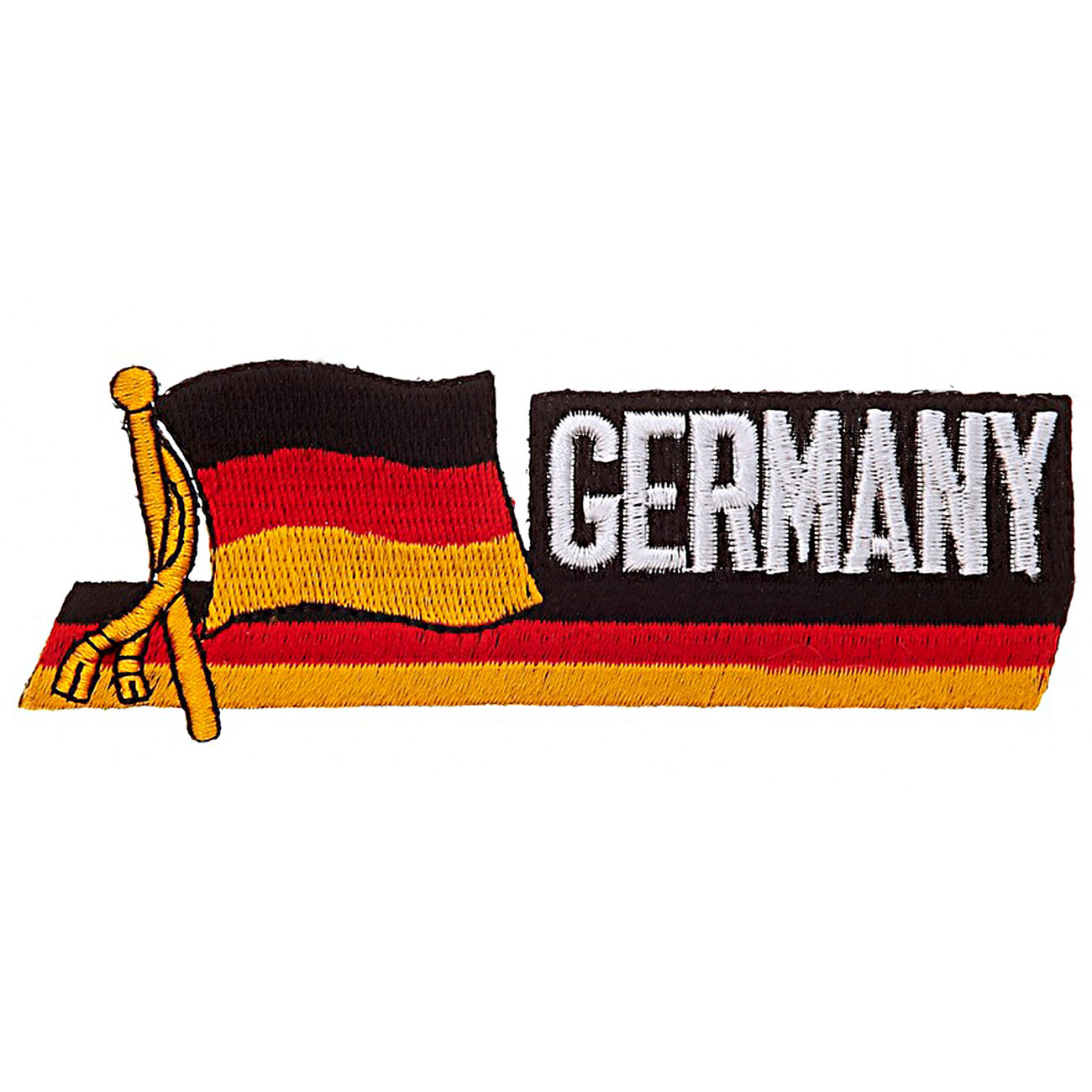 Textil Patch Waving Flag Germany mit Bgelflche