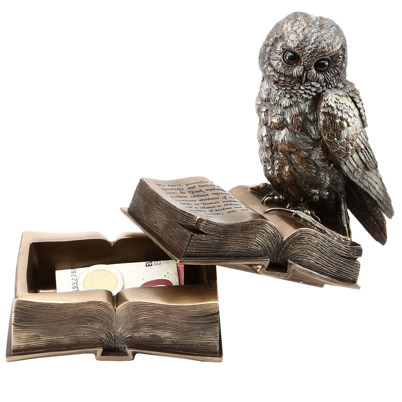 Geheimversteck Eule Mit Buch Kotte Zeller