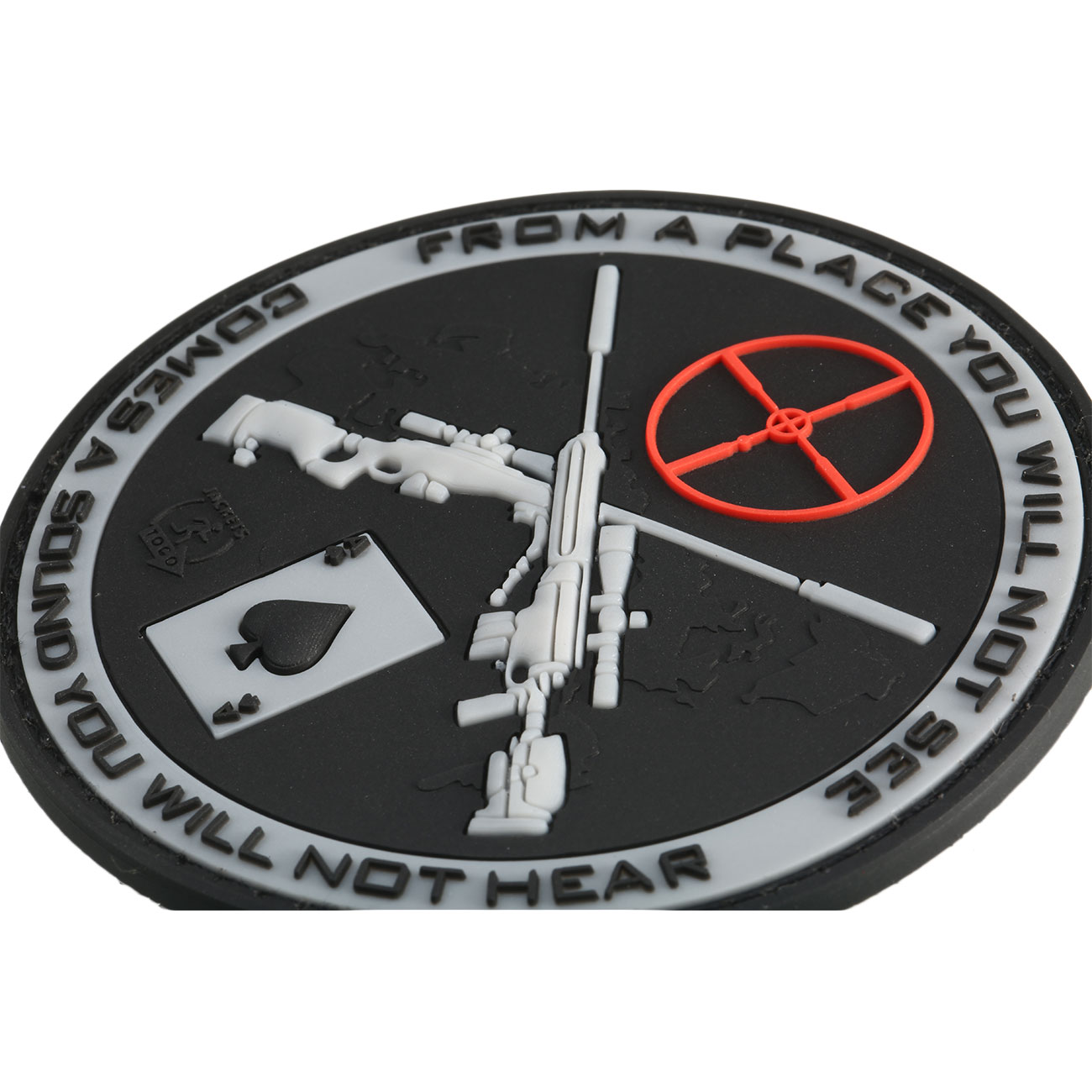 JTG 3D Rubber Patch mit Klettflche Sniper swat Bild 1
