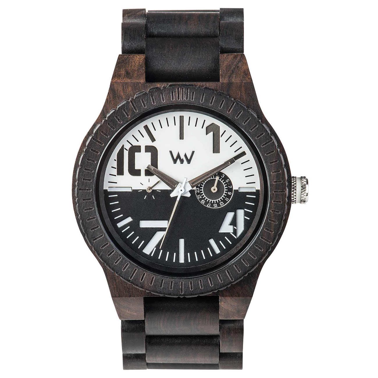 WEWOOD Armbanuhr Oblivio black / white