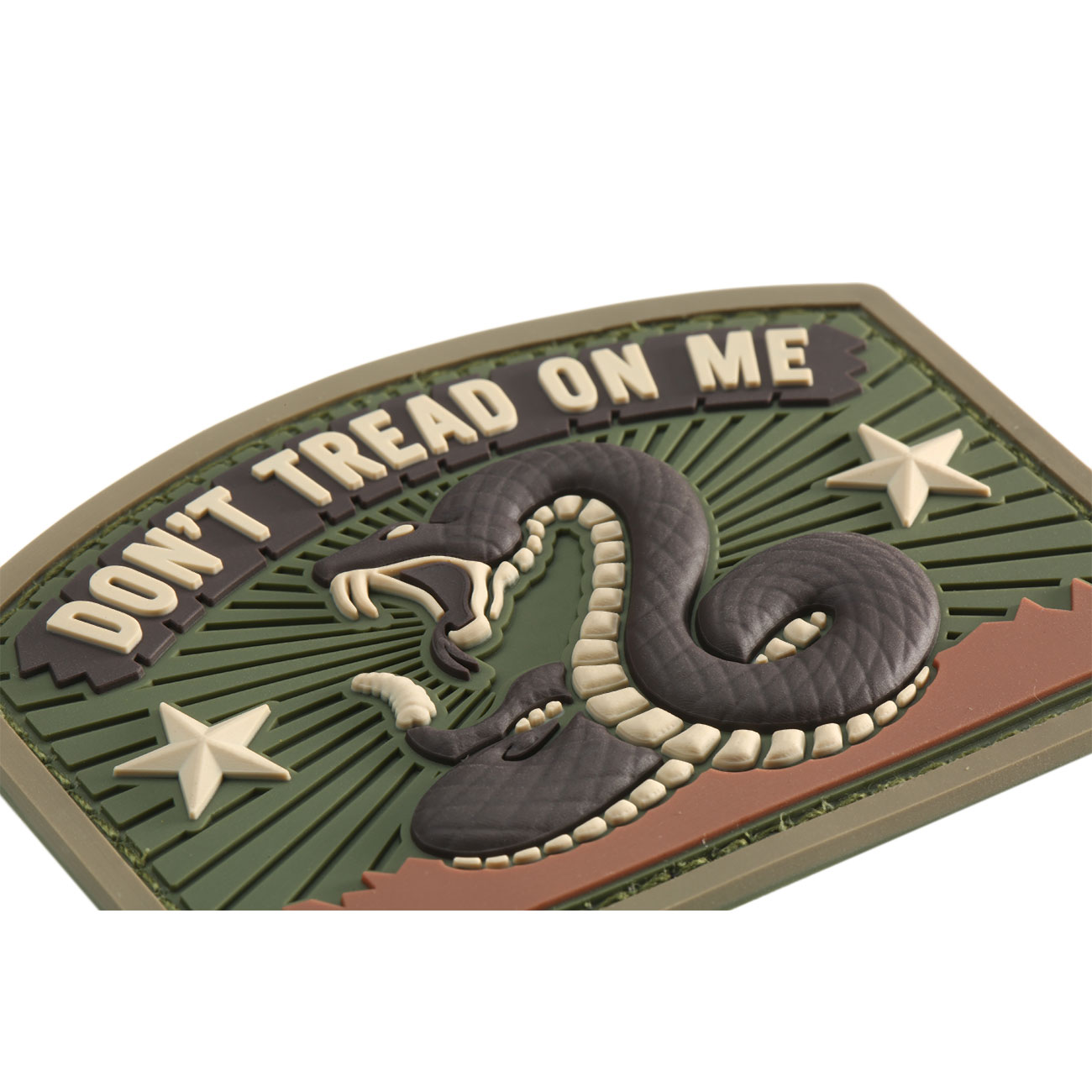 Mil-Spec Monkey 3D Rubber Patch Dont Tread On Me multicam Bild 1