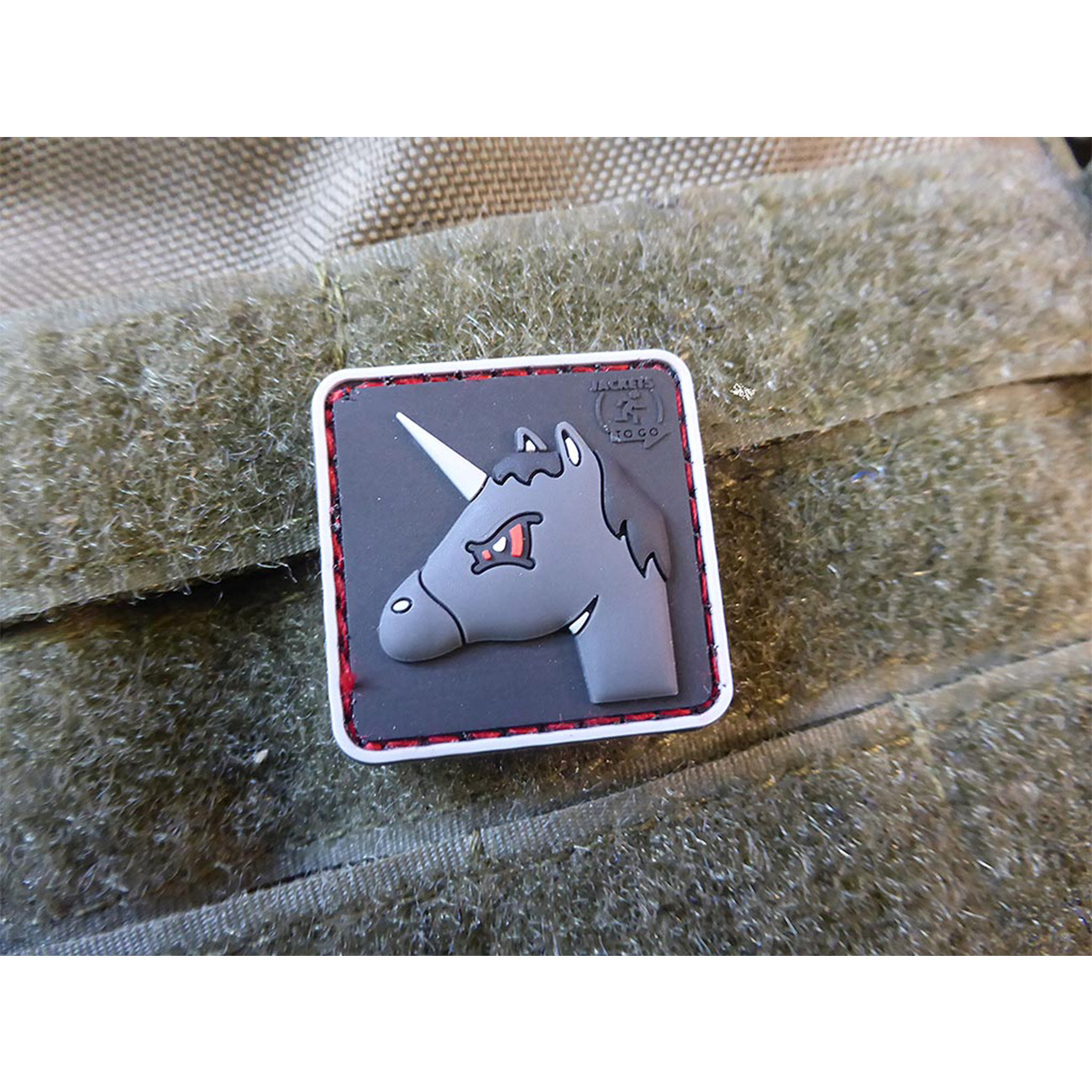 JTG 3D Rubber Patch Angry Unicorn Bild 1