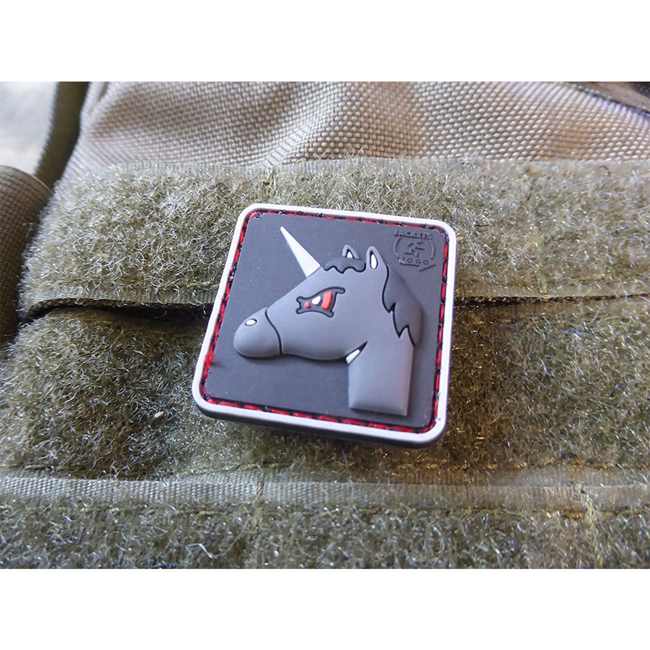 JTG 3D Rubber Patch Angry Unicorn Bild 1