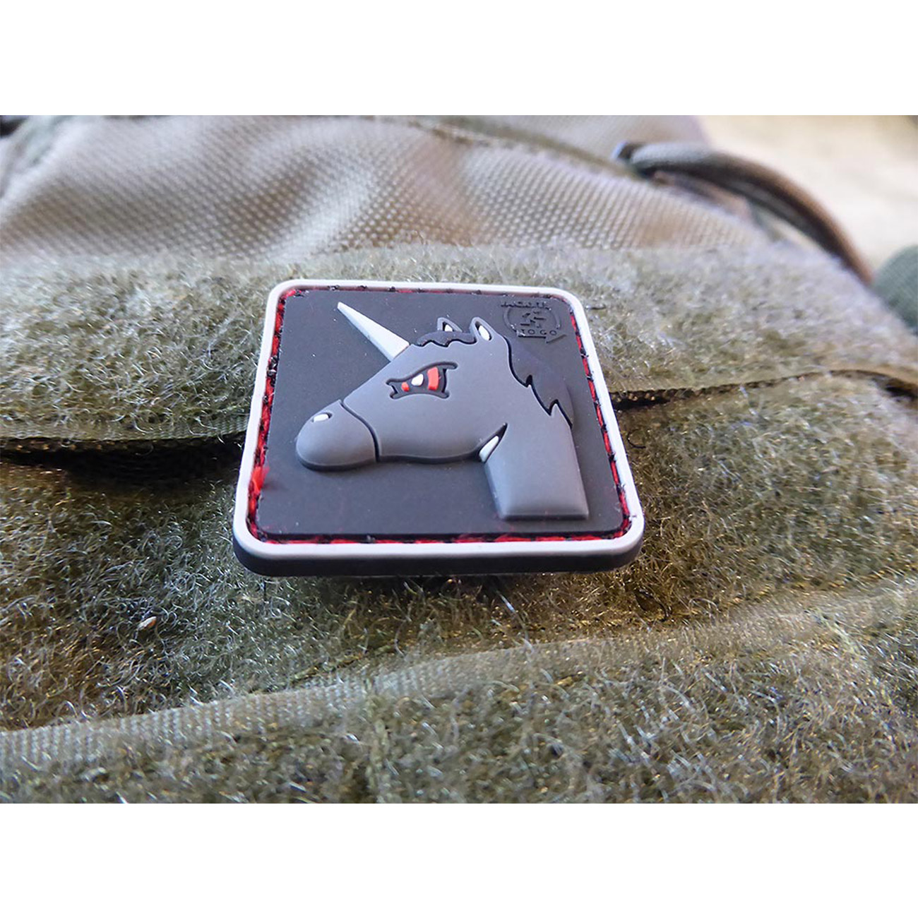 JTG 3D Rubber Patch Angry Unicorn Bild 1