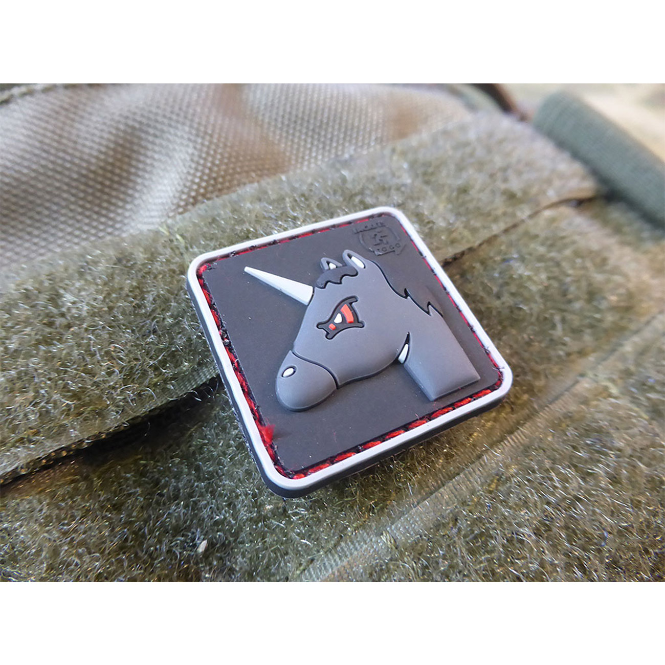 JTG 3D Rubber Patch Angry Unicorn Bild 1