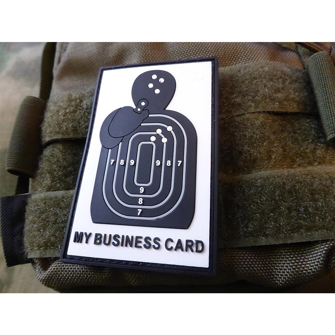 JTG 3D Rubber Patch Business Card Bild 2