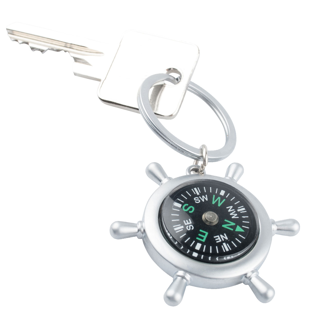 Munkees Schlüsselanhänger Kompass Steuerrad Bild 1
