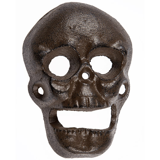 Metall-Flaschenöffner Skull