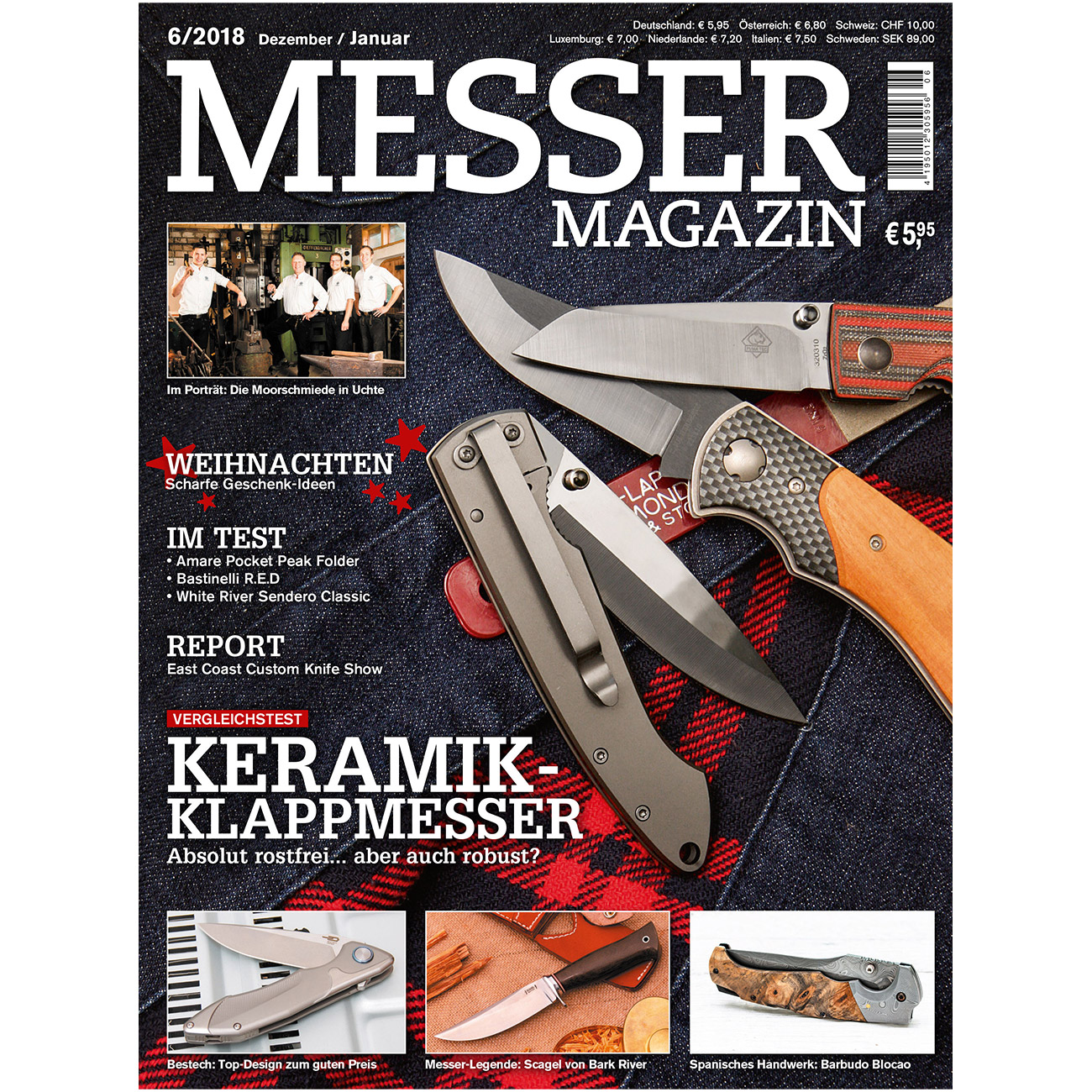 Zeitschrift Messer Magazin 06/2018