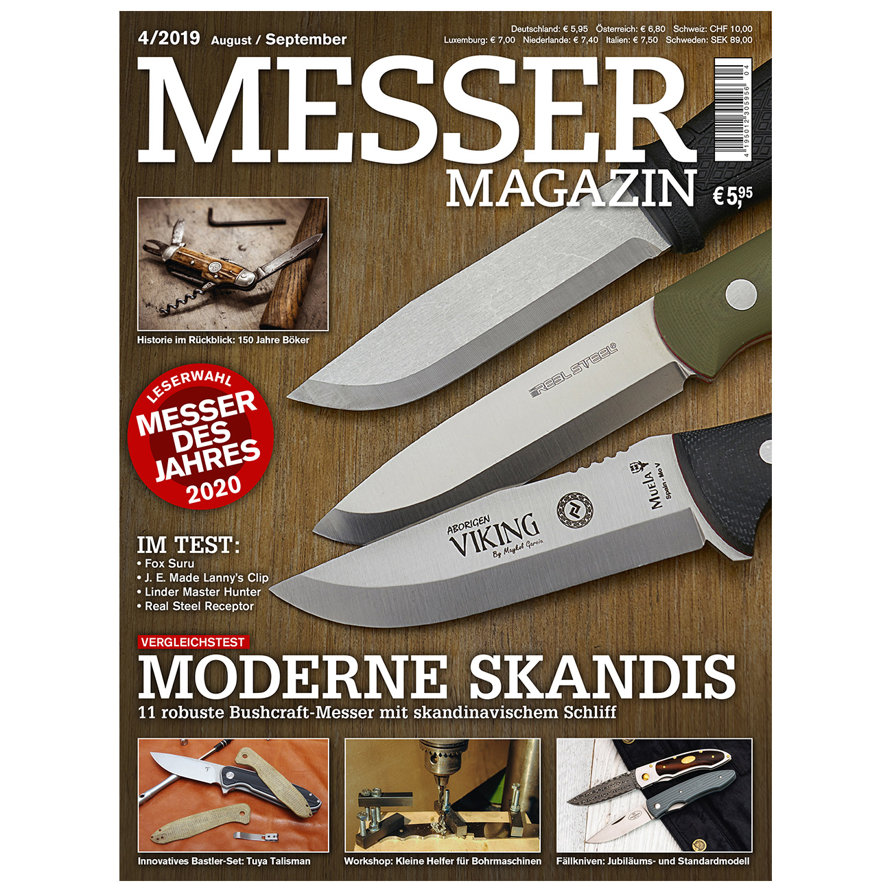 Zeitschrift Messer Magazin 04/2019
