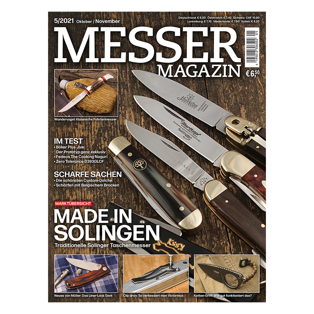 Zeitschrift Messer Magazin 05/2021