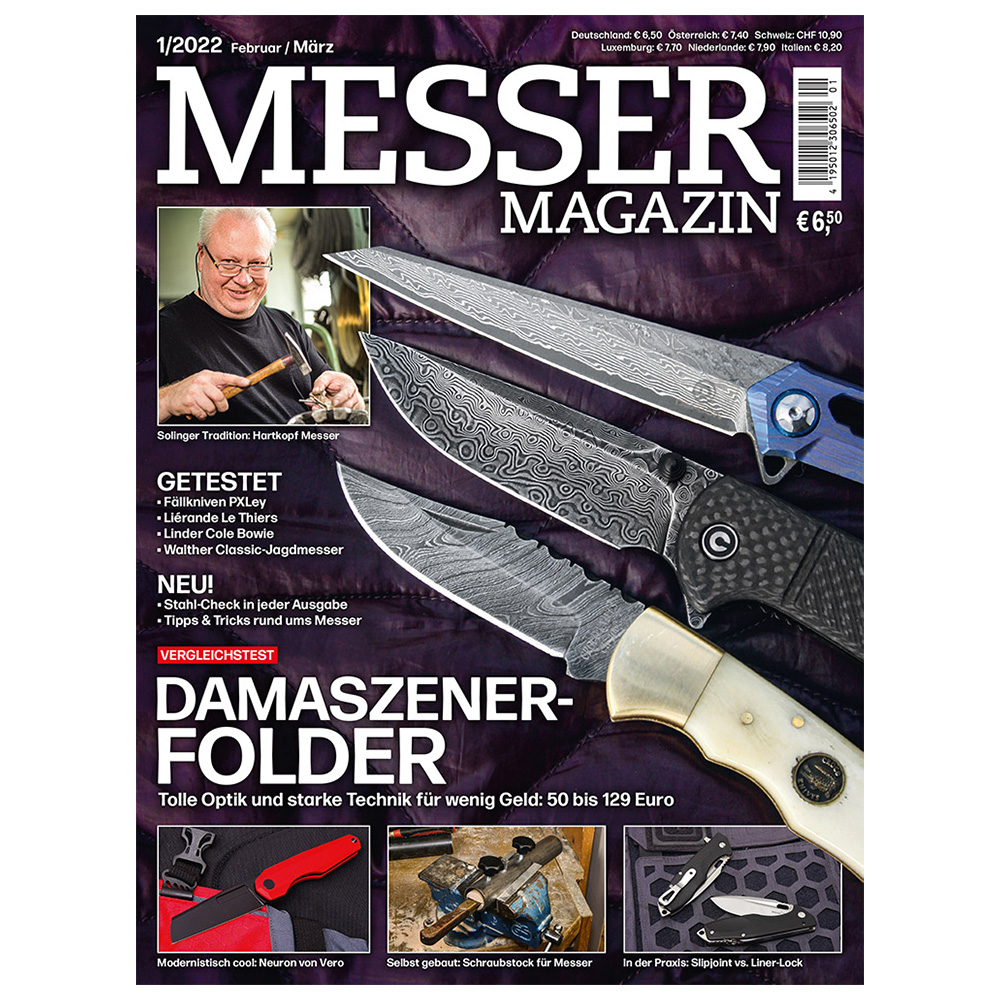 Zeitschrift Messer Magazin 01/2022