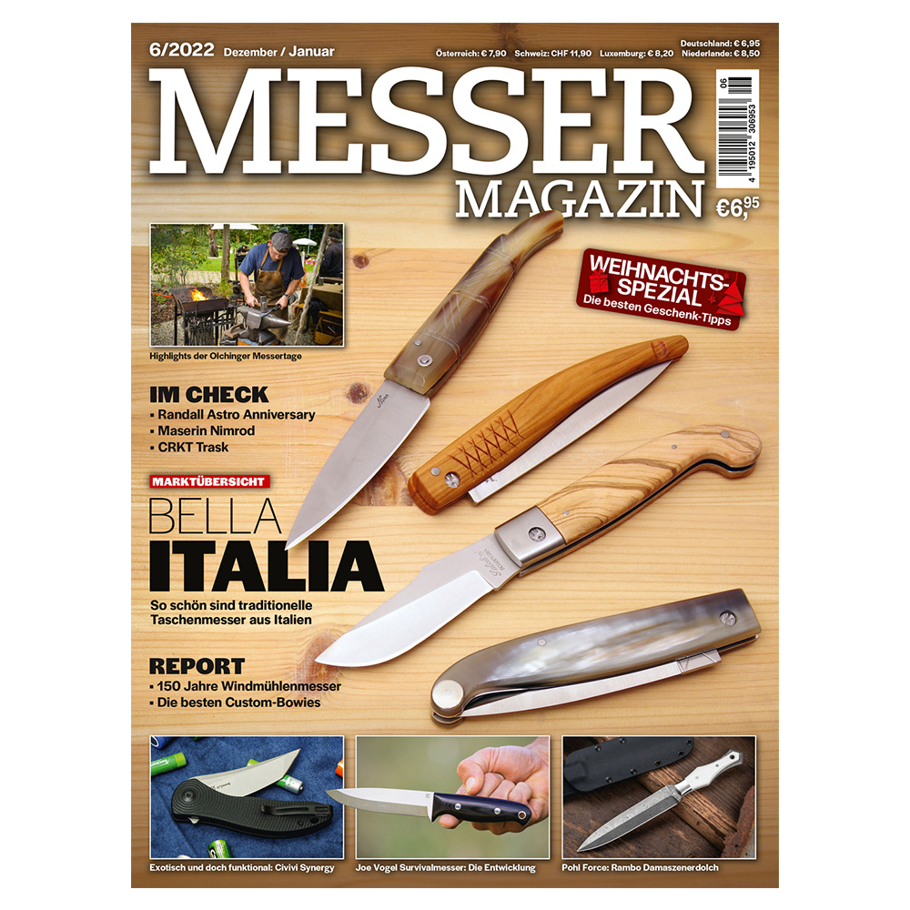 Zeitschrift Messer Magazin 06/2022 Dezember/Januar
