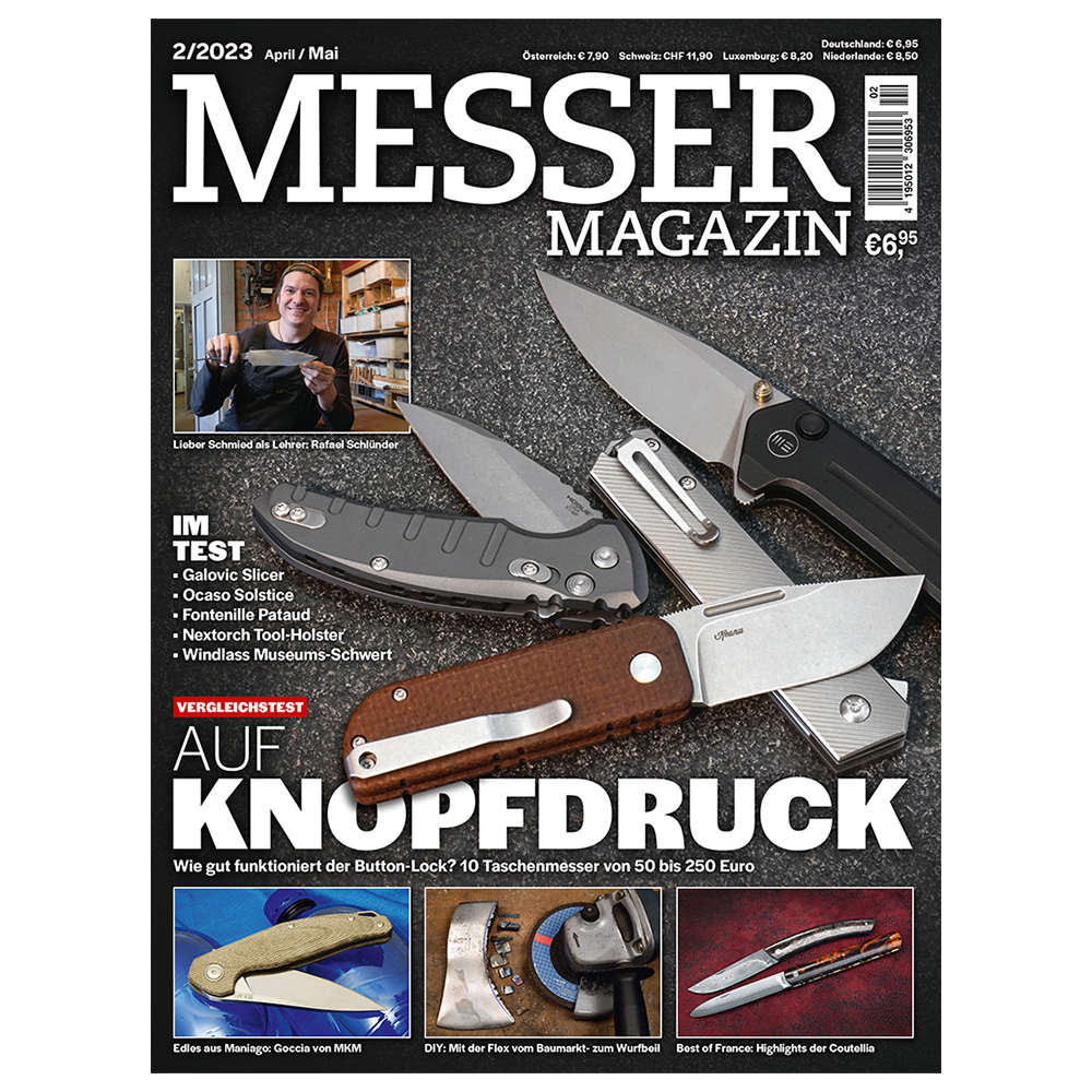 Zeitschrift Messer Magazin 02/2023 April/Mai