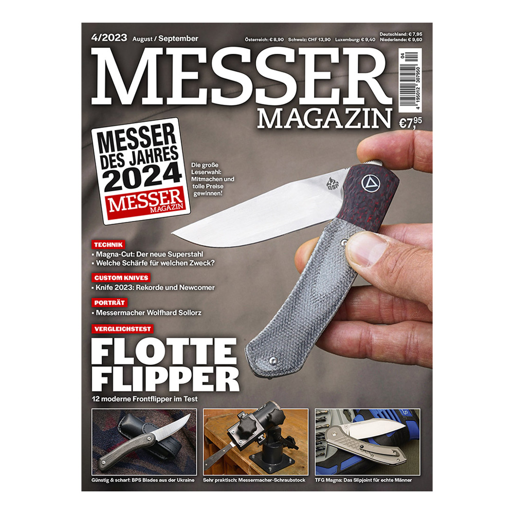 Zeitschrift Messer Magazin 04/2023 August/September