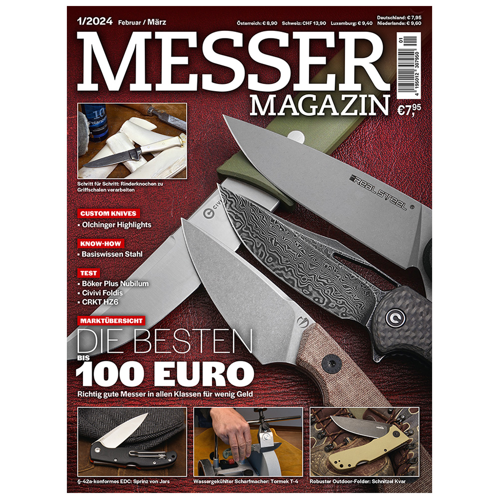 Zeitschrift Messer Magazin 01/2024 Februar/März