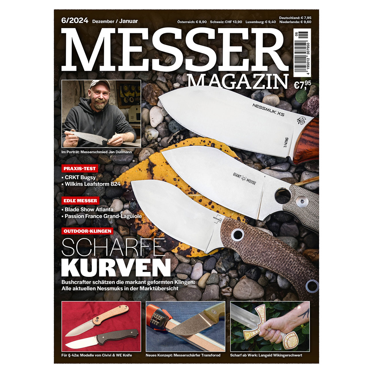 Zeitschrift Messer Magazin 06/2024 Dezember/Januar