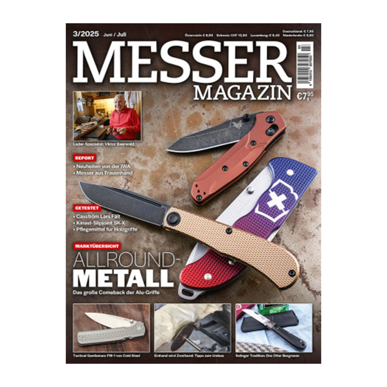 Zeitschrift Messer Magazin 03/2025 Juni/Juli