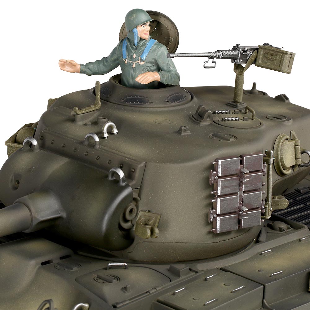 Torro RC Panzer Pershing M26 Pershing Snow Leopard grün 1:16 Metallketten schussfähig 1112873426 Bild 7