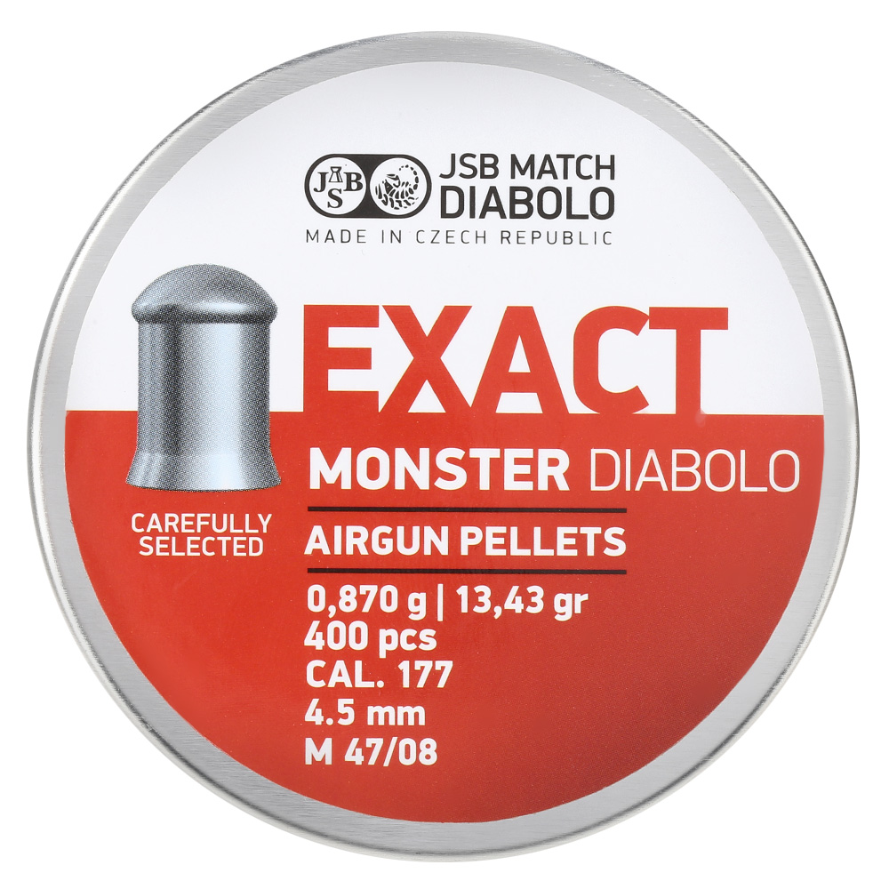 JSB Rundkopf Diabolos Exact Monster, 4,5mm 400 Stck Bild 3