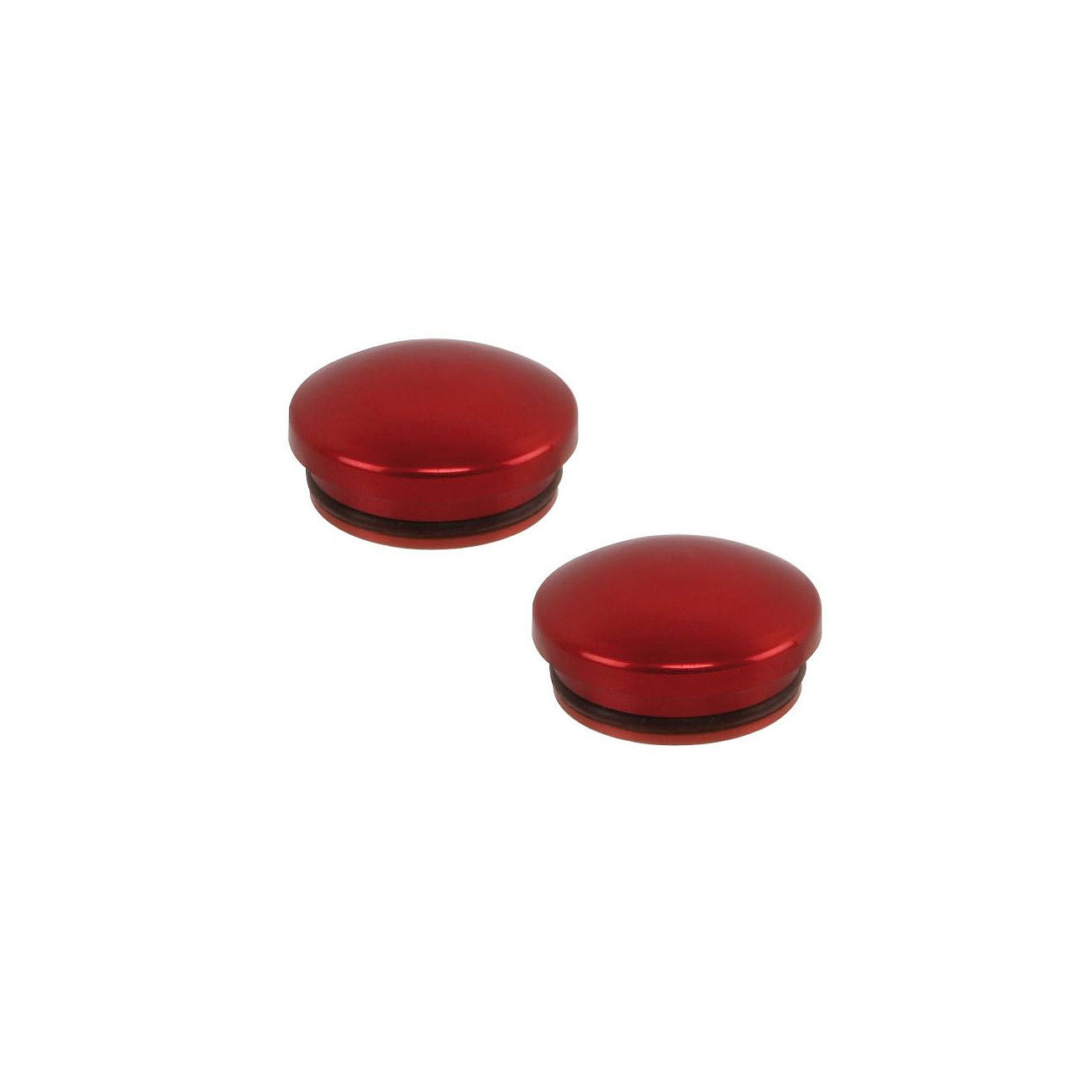 EDS 22mm Aluminium Endkappen rot (2 Stck)