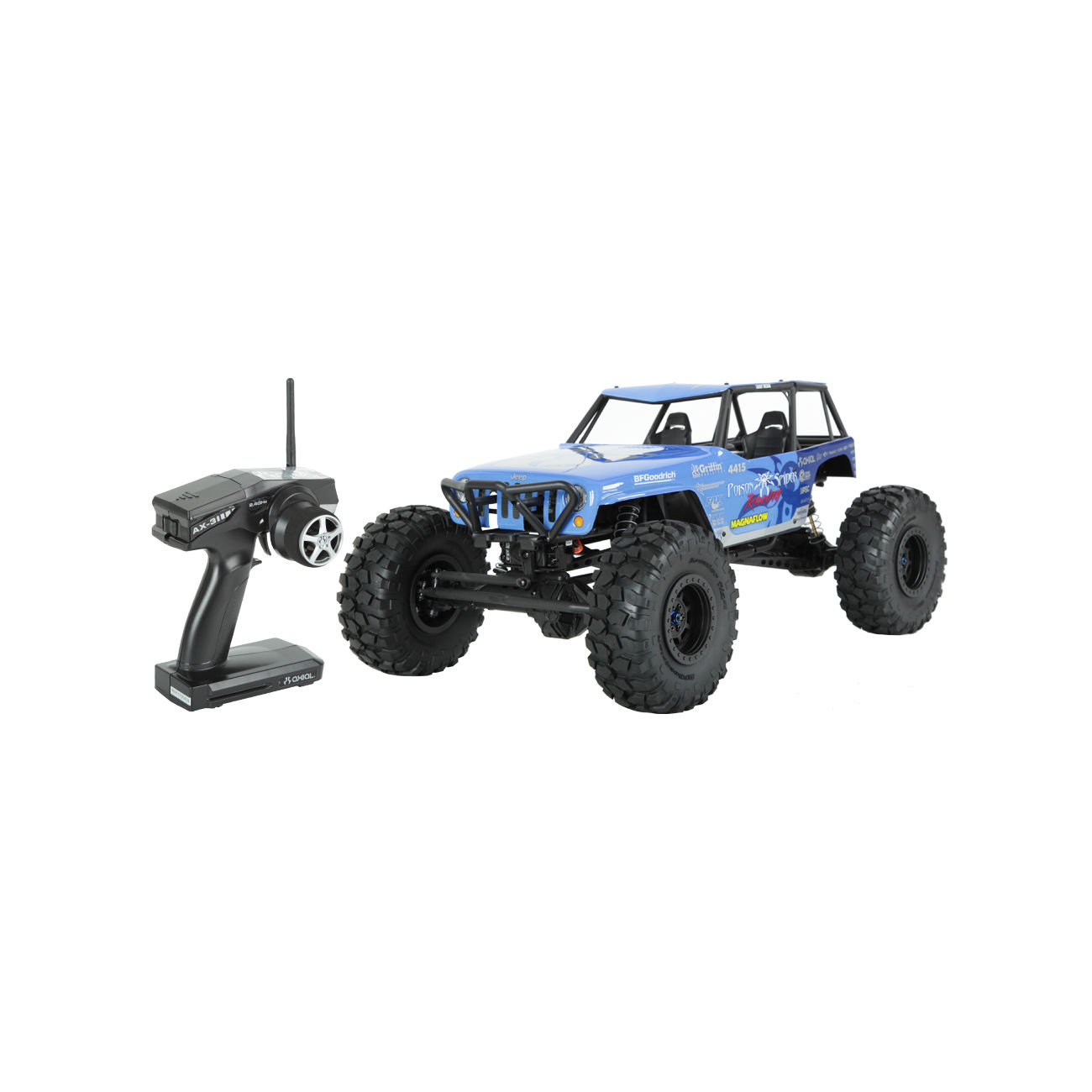 Axial 1 10 Wraith Jeep Wrangler Poison Spyder Rock Racer 2 4 Ghz Rtr Set Ax90031