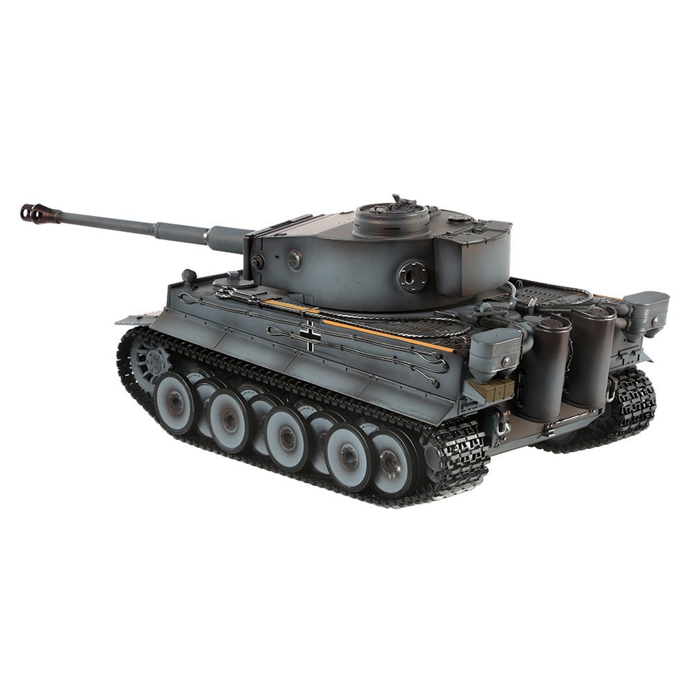 RC Panzer Tiger I Frühe Version grau 1:16 schussfähig Rauch & Sound RTR Bild 1