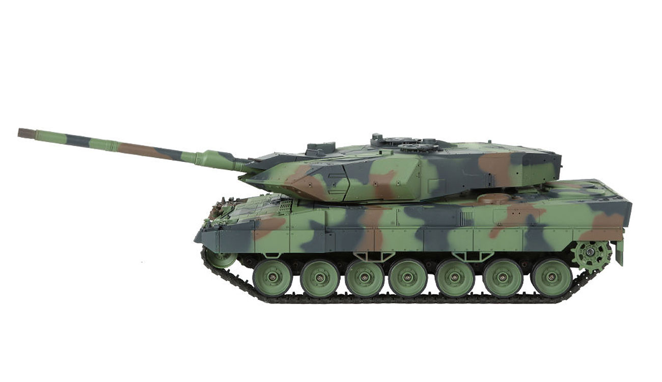 Leopard 2A6 RC Panzer tarn 1:16 schussfähig Rauch & Sound RTR Bild 1