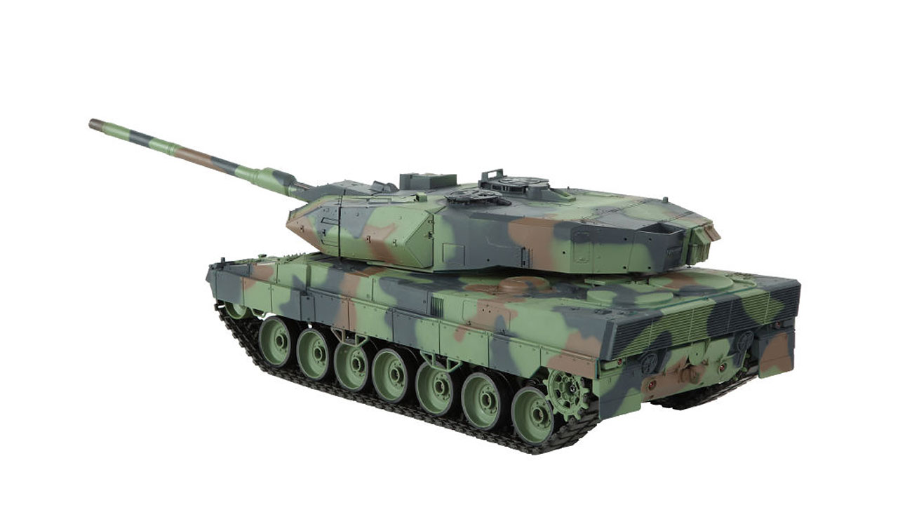 Leopard 2A6 RC Panzer tarn 1:16 schussfhig Rauch & Sound RTR Bild 1