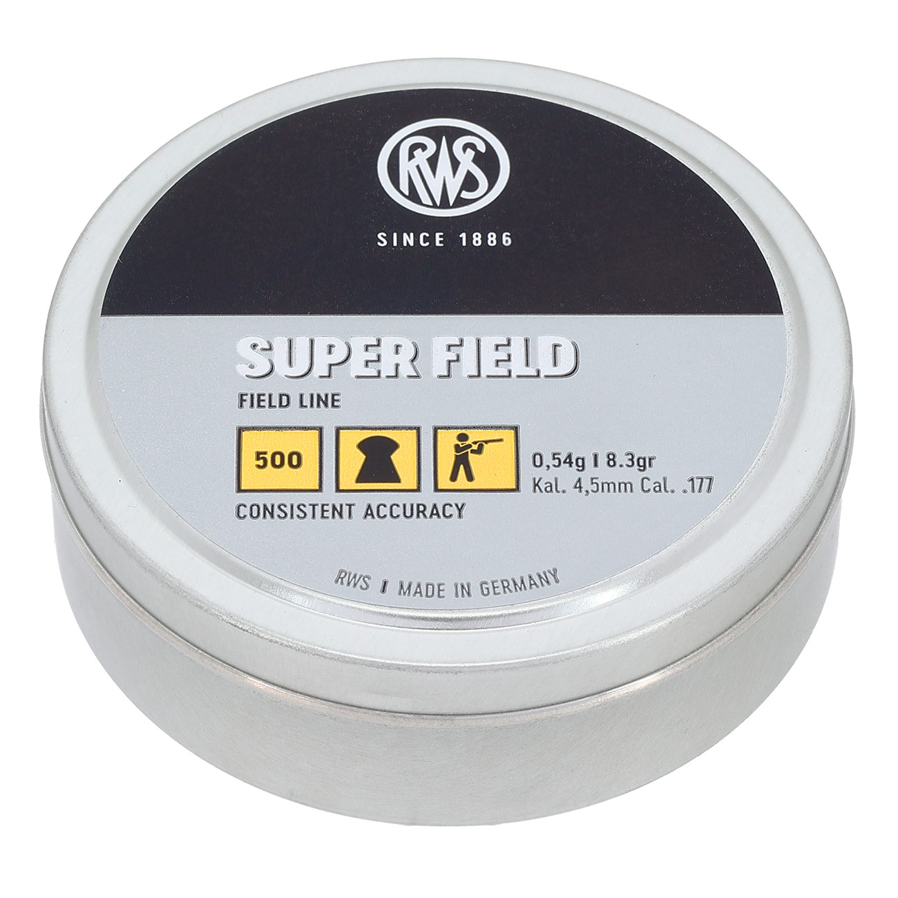 RWS Rundkopf-Diabolos Super Field 4,5mm 500 Stck Bild 1