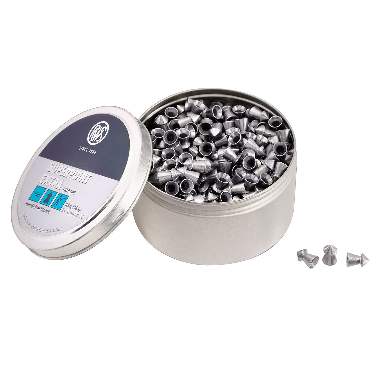 RWS Spitzkopf-Diabolos Superpoint Extra 5,5mm 500 Stck Bild 2