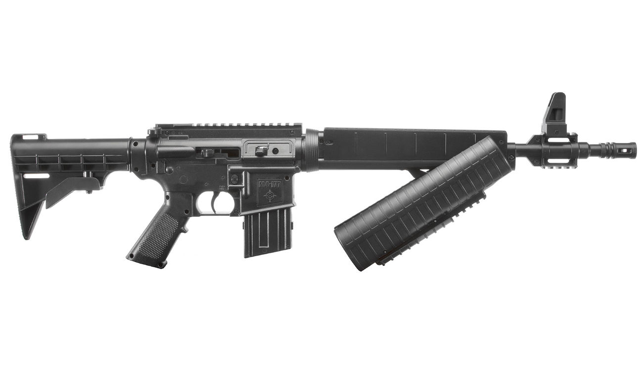 Crosman M4-177 Luftgewehr Dual Kal. 4,5mm Diabolo + Rundkugeln BBs schwarz Bild 1