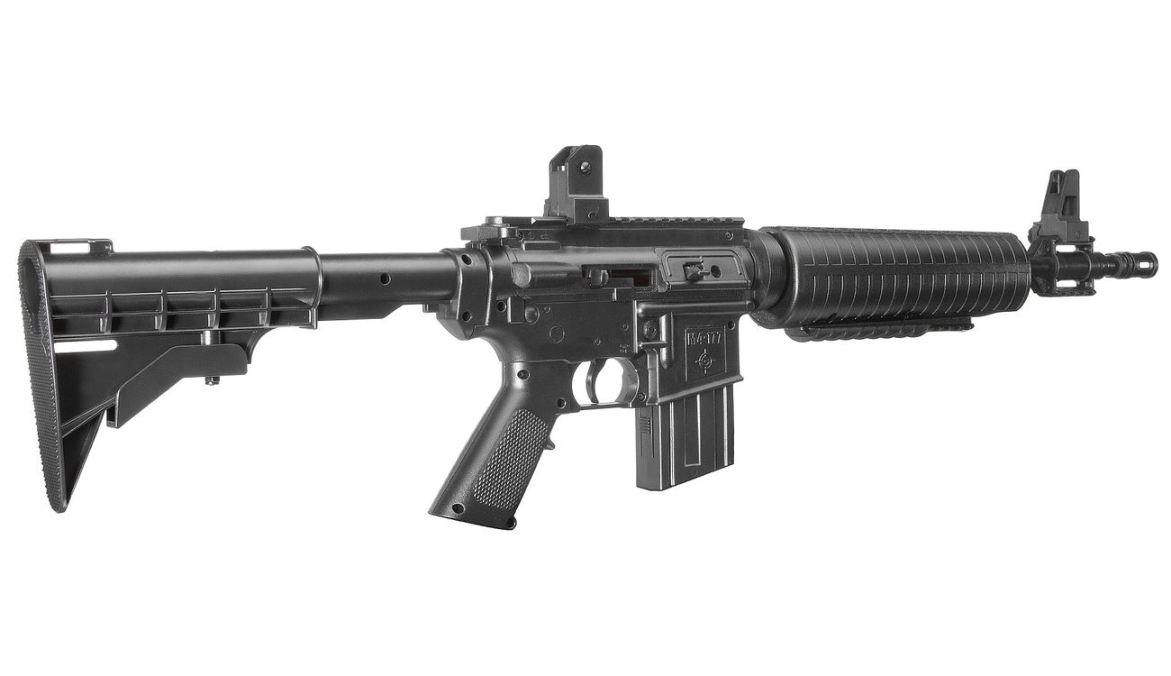 Crosman M4-177 Luftgewehr Dual Kal. 4,5mm Diabolo + Rundkugeln BBs schwarz Bild 1