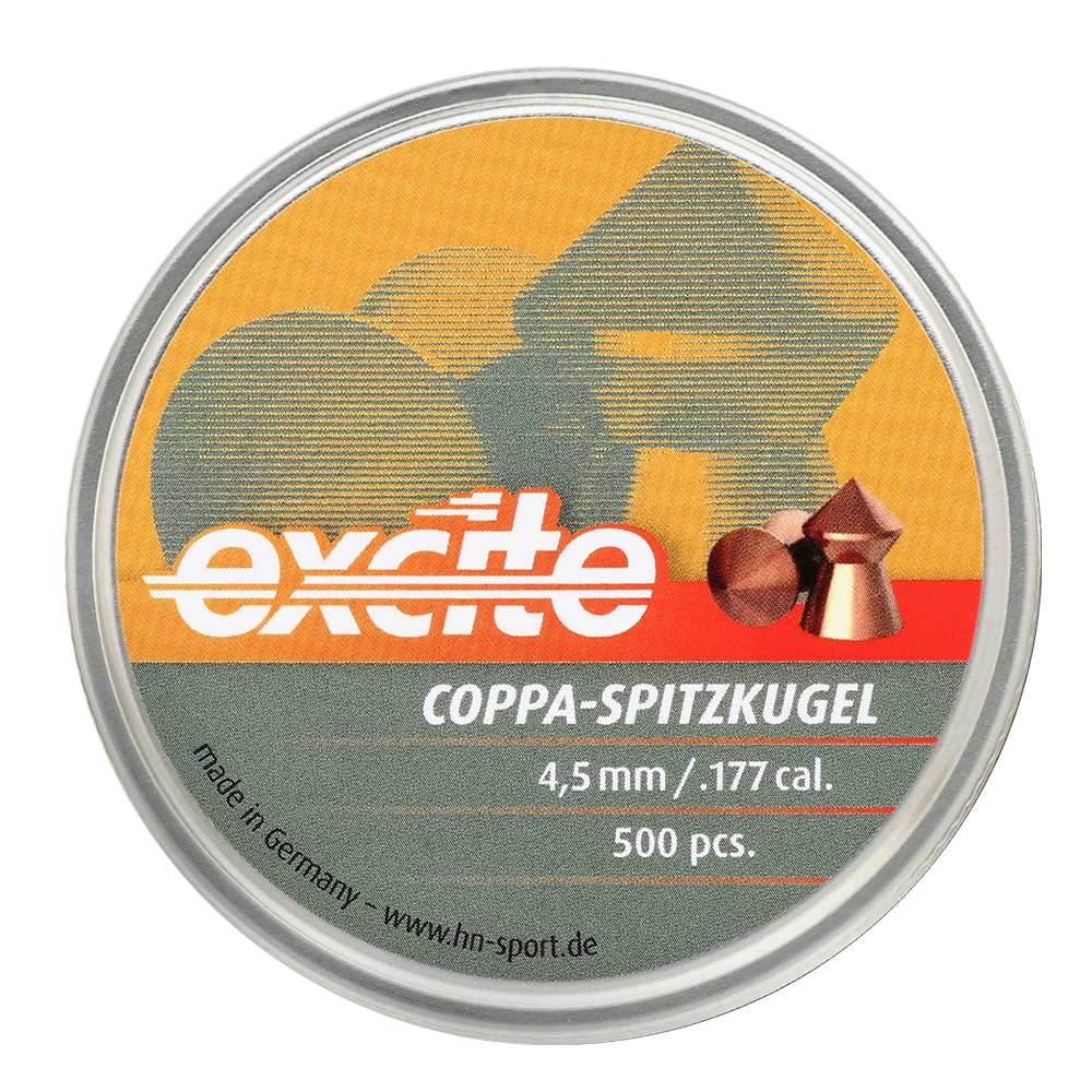 H&N Spitzkopf-Diabolos Excite Coppa-Spitzkugel 4,5mm 500 Stck Bild 1