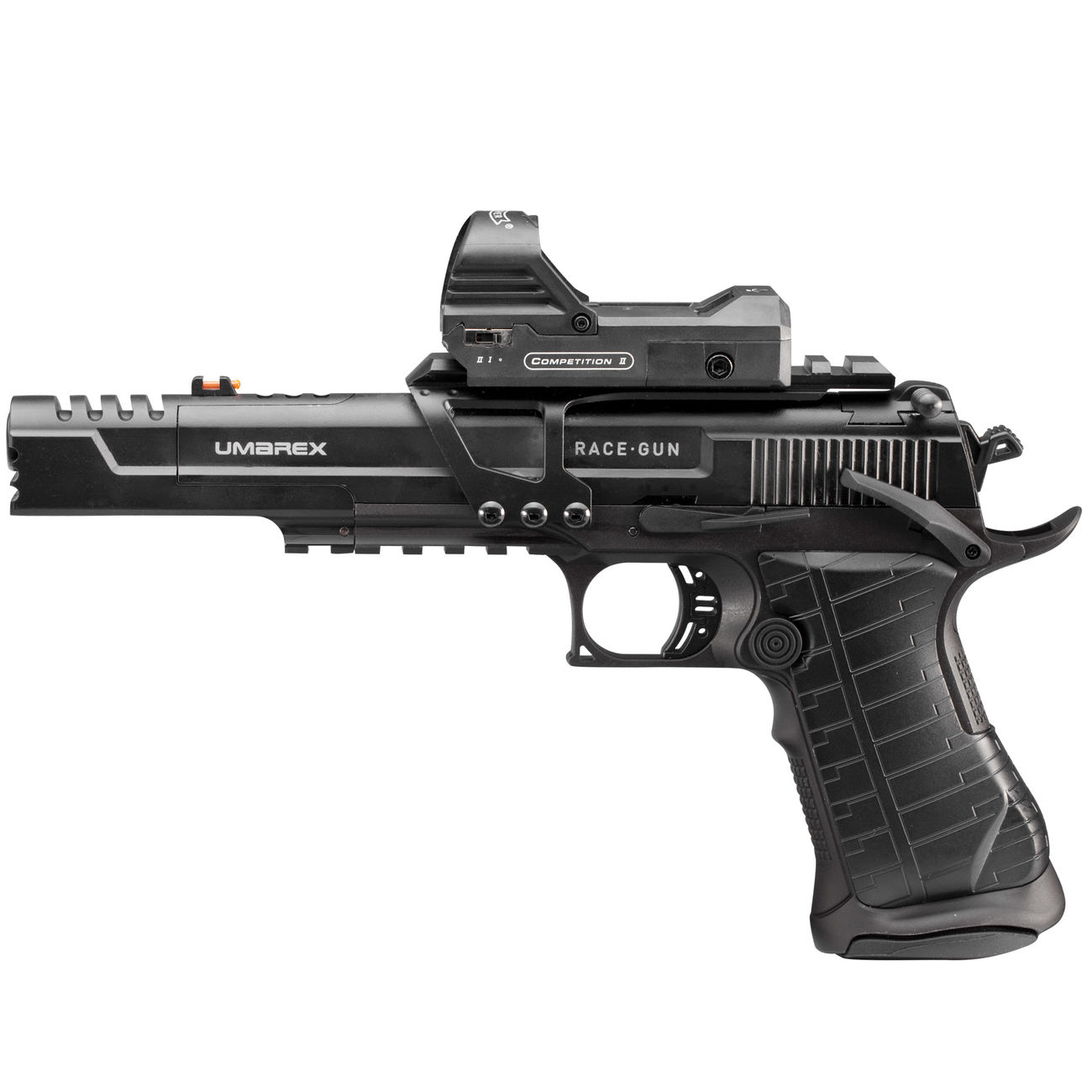 Umarex Race Gun CO2 Luftpistole 4,5mm BB Blowback schwarz mit Leuchtpunktvisier
