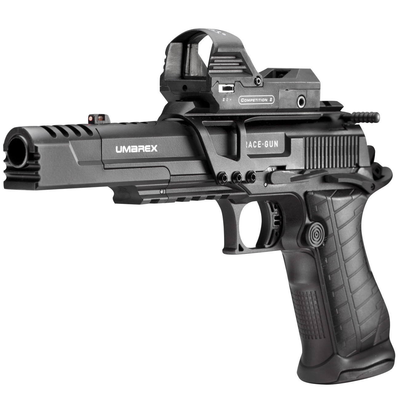 Umarex Race Gun CO2 Luftpistole 4,5mm BB Blowback schwarz mit Leuchtpunktvisier Bild 1